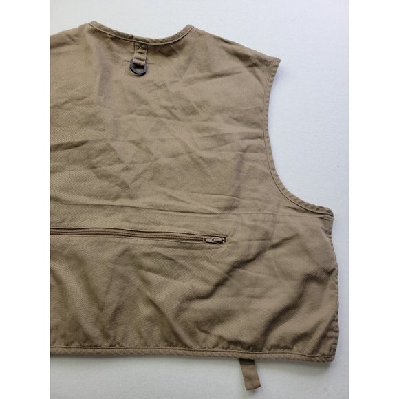 Ausable Fly Fishing Vest Men's Large Hunting Zip Up Pockets Utility Sportsman - Picture 8 of 8